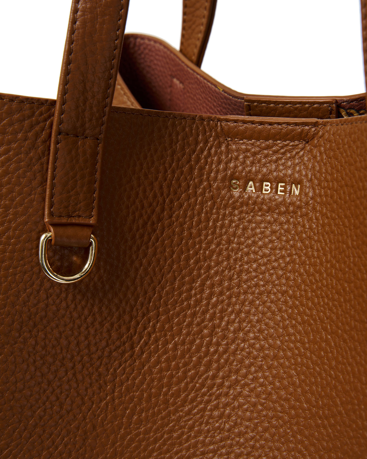 Carter Tote Tan + Tan Chain Print