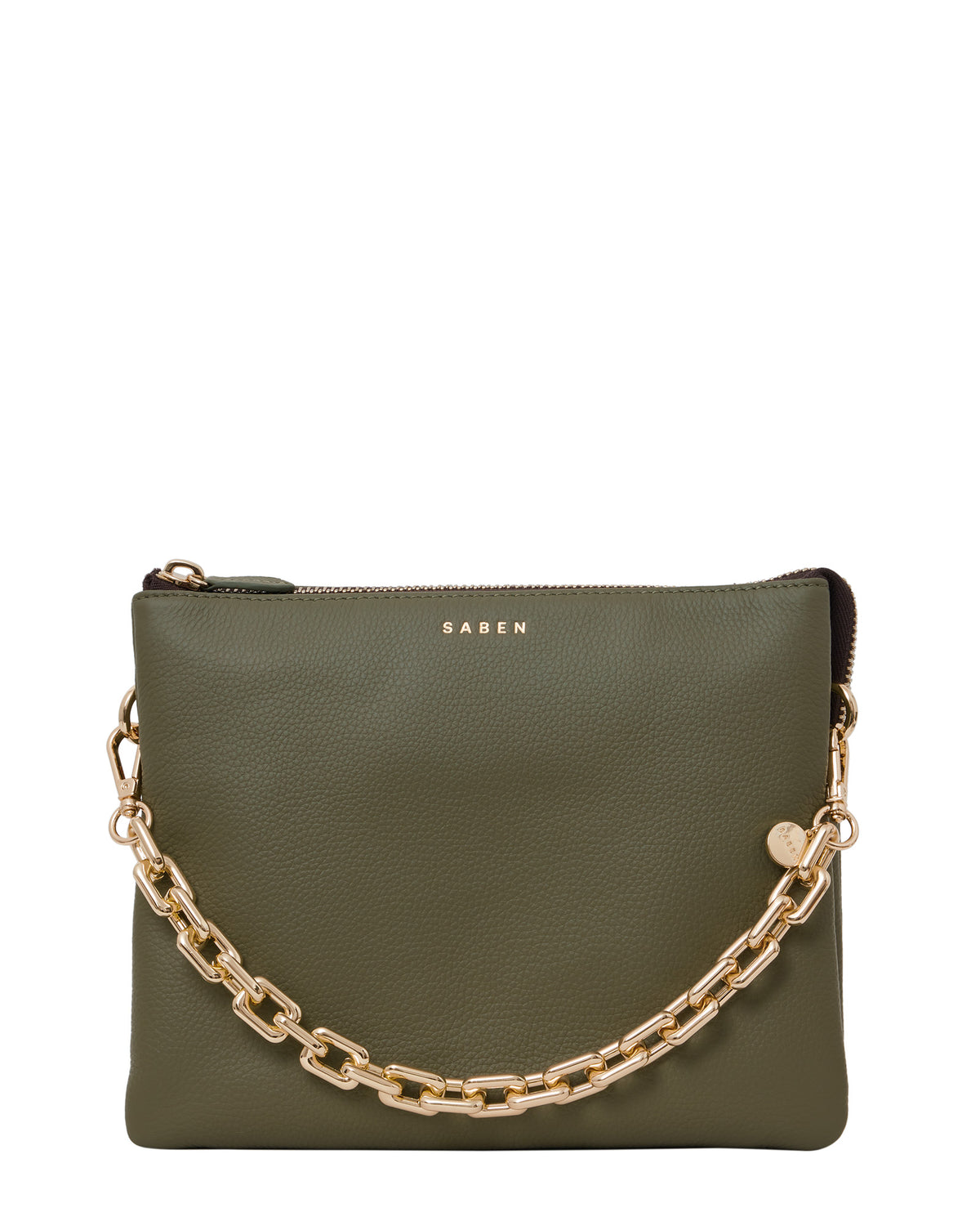 Matilda Crossbody Cactus + Chunky Chain