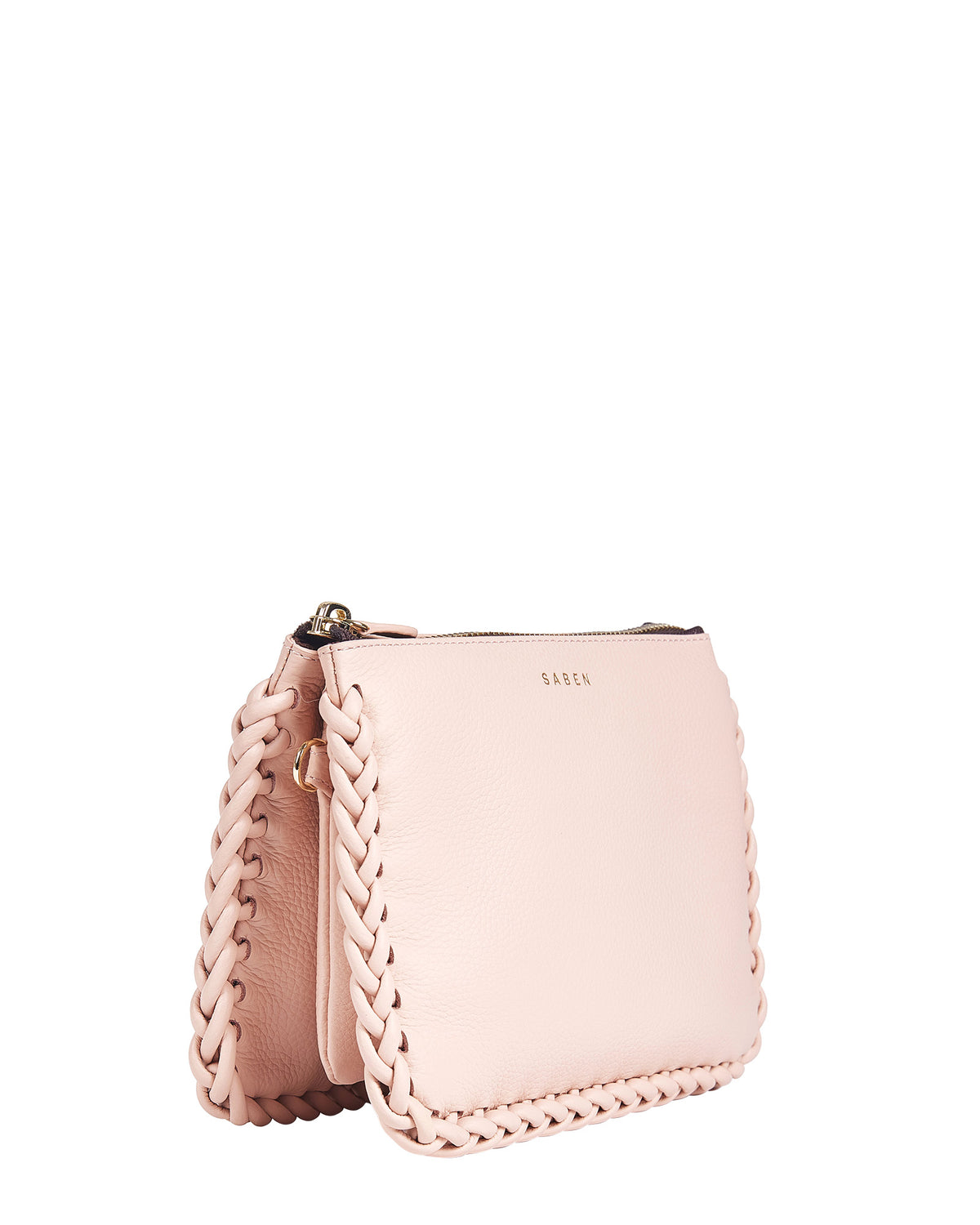 Tilly&#39;s Big Sis Crossbody Blush Plait Edge