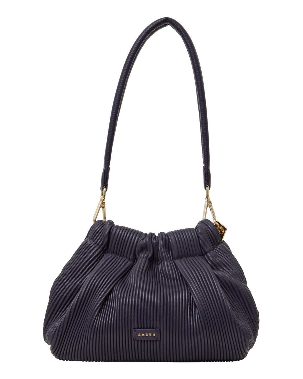 Alexis Shoulder Bag Amethyst Pleat