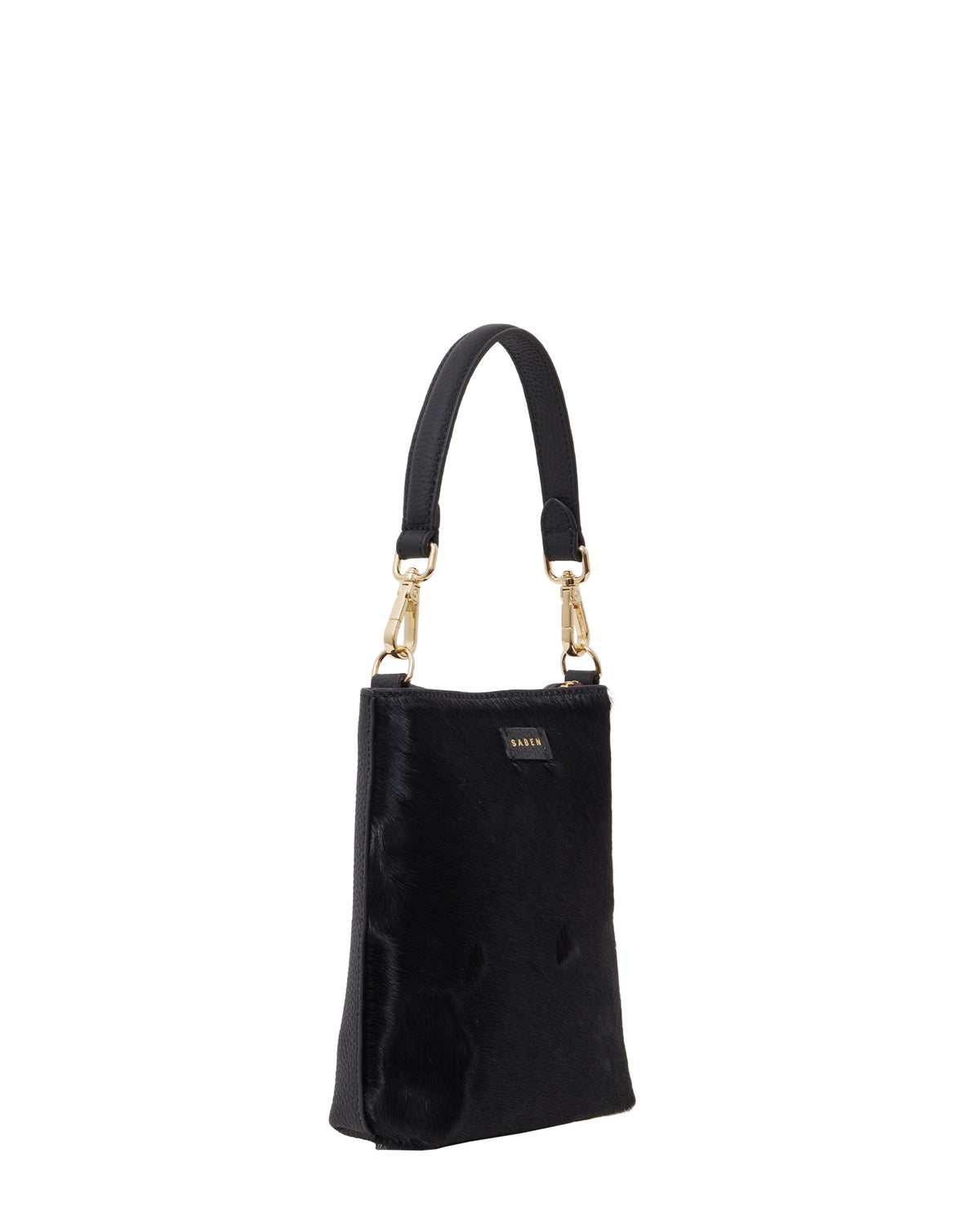 Coco Mini Bag Black + Black Hair Calf