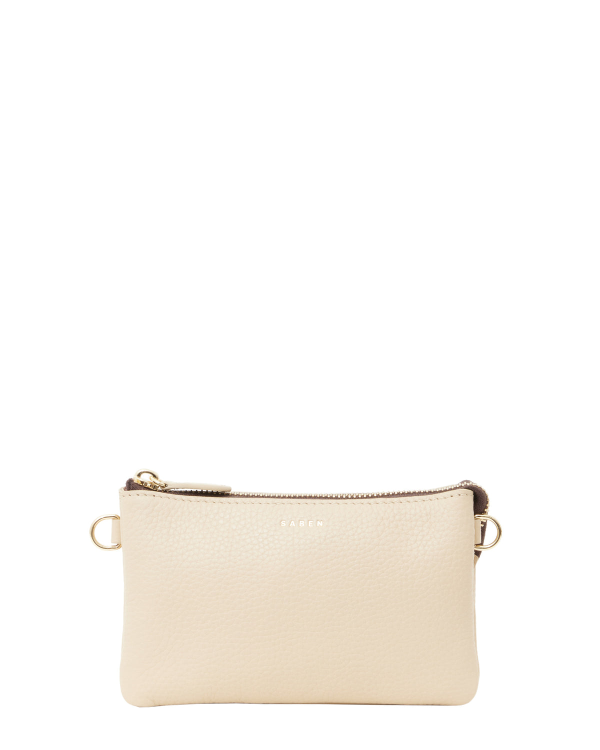 Lily Mini Bag Biscotti + Gold Curb Chain