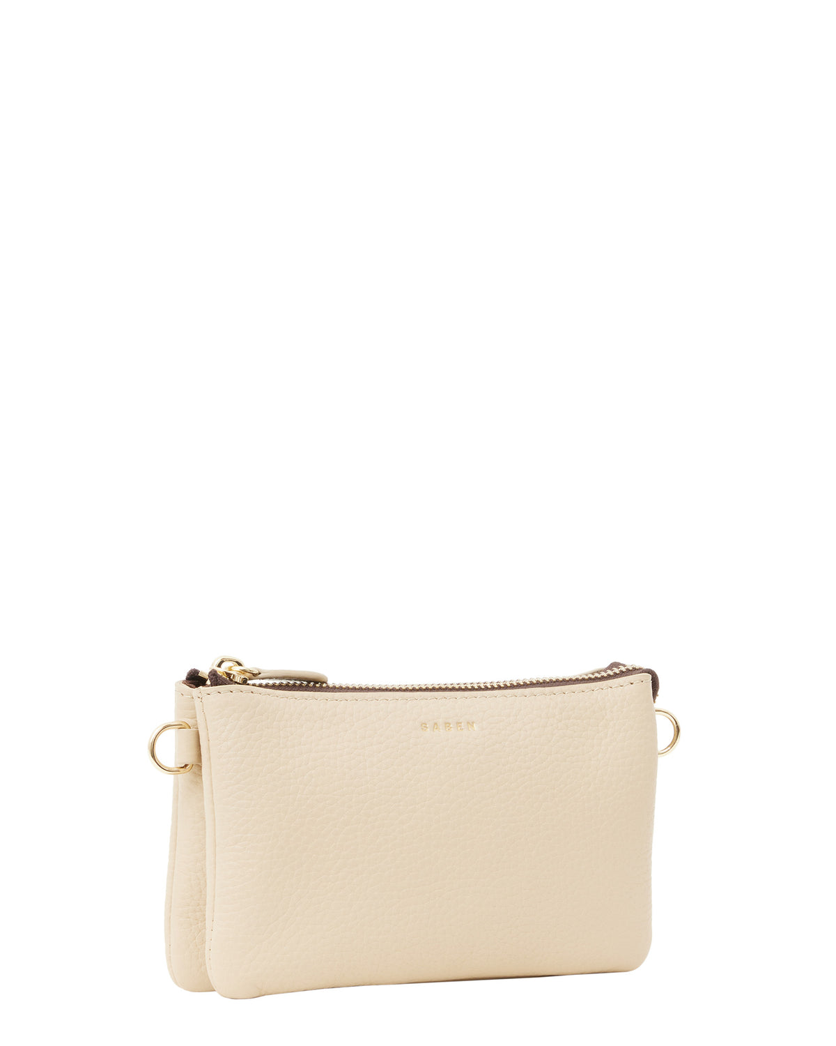 Lily Mini Bag Biscotti + Gold Curb Chain