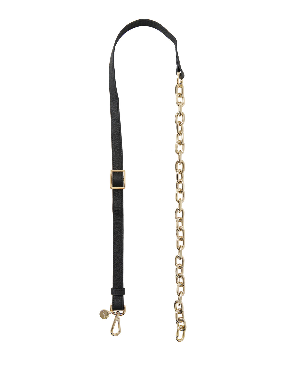 Leather chain strap best sale